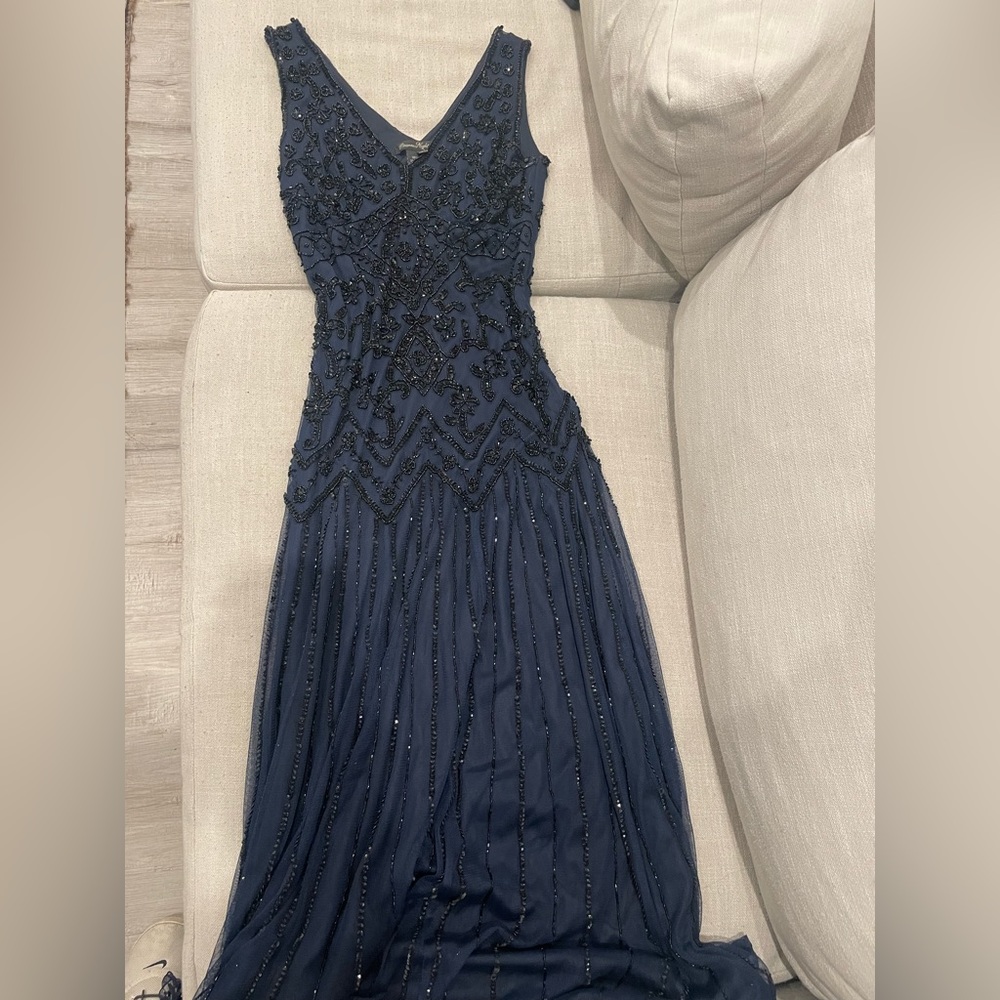 GORGEOUS BEADED EVENING GOWN